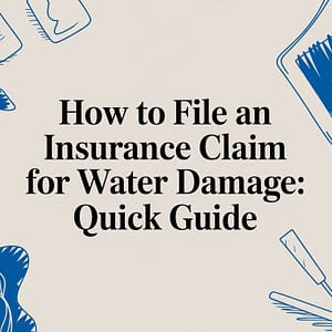 Insurance Claim for Water Damage